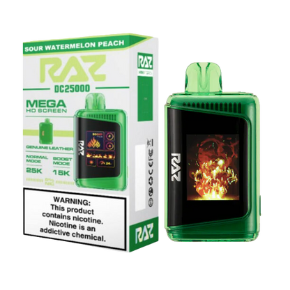 RAZ 25000 PUFFS DISPOSABLE VAPE 5CT/BX