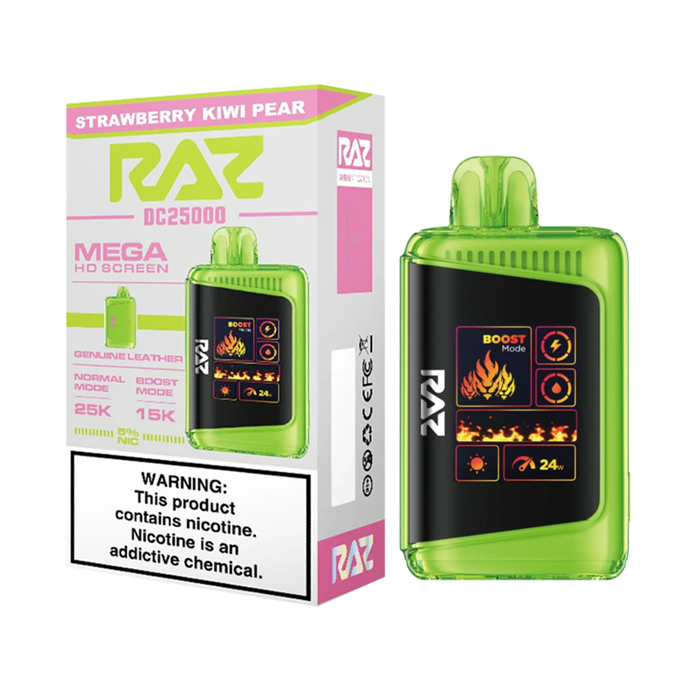 RAZ 25000 PUFFS DISPOSABLE VAPE 5CT/BX