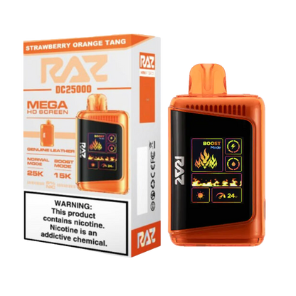 RAZ 25000 PUFFS DISPOSABLE VAPE 5CT/BX