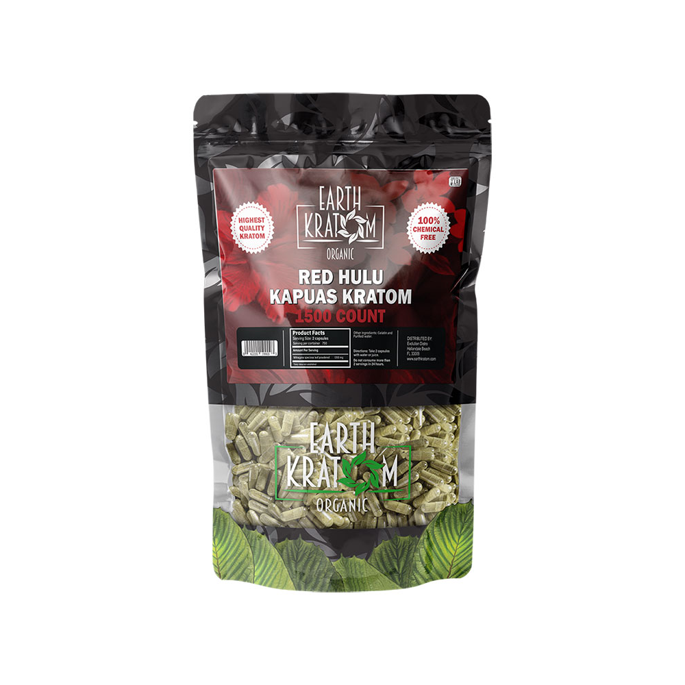 EARTH KRATOM CAPSULES (1500CT)