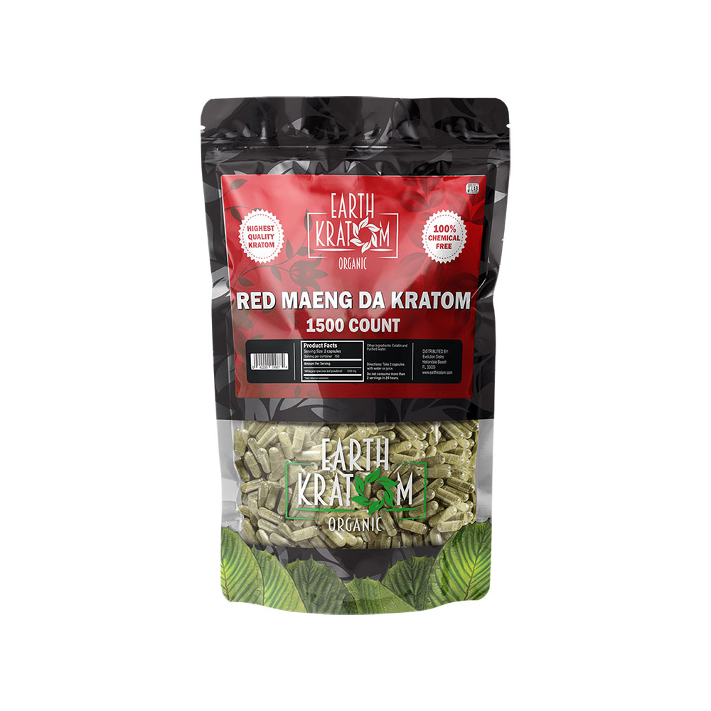 EARTH KRATOM CAPSULES (1500CT)