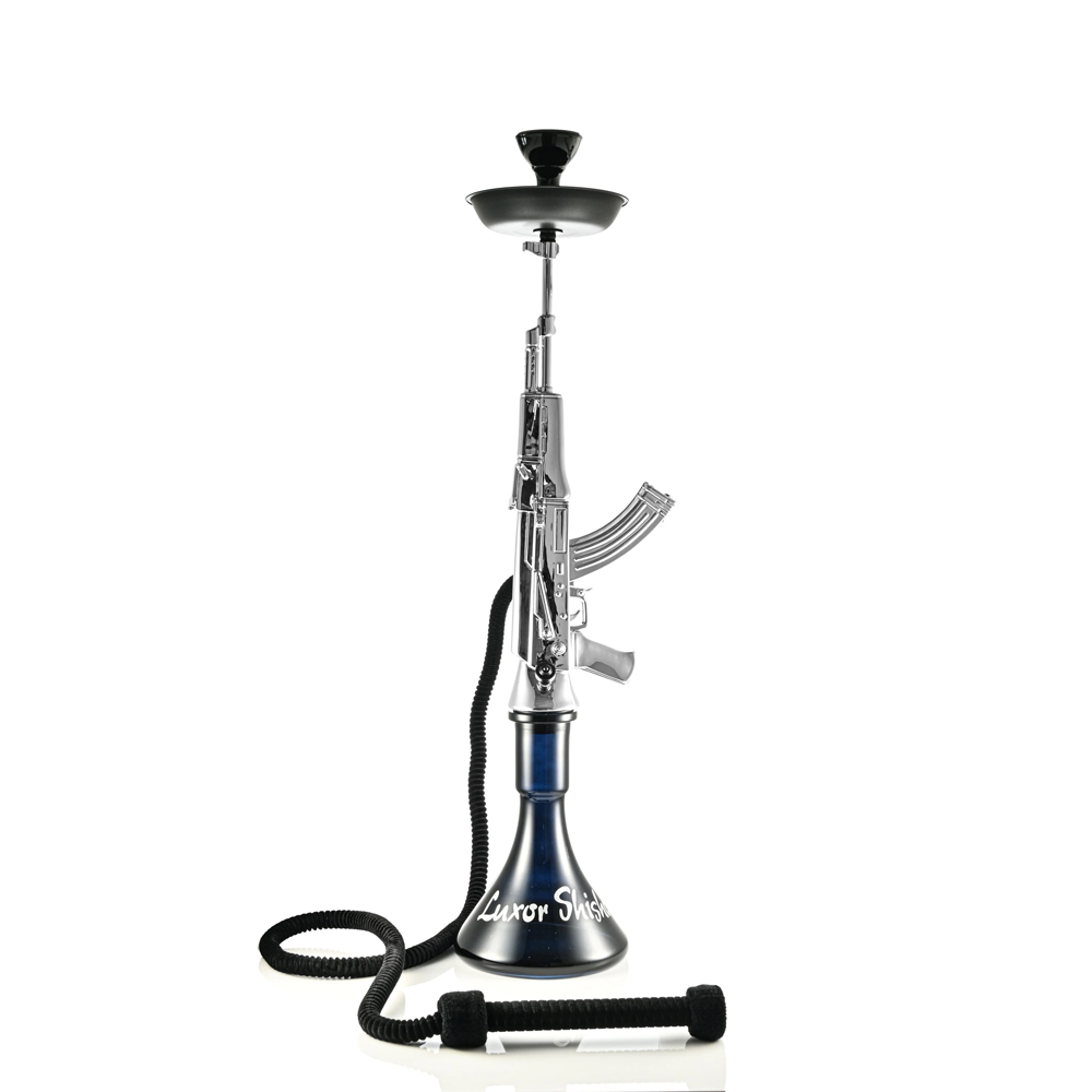 SHOOTER AK47 LUXOR SHISHA HOOKAH (TJ-A4P/S/G/BL)