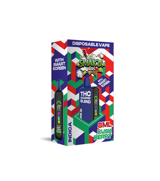 SMAK'D THC 8ML DISPOSABLE 5CT/BX