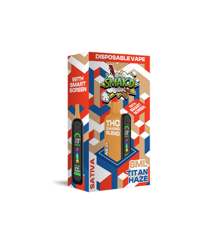SMAK'D THC 8ML DISPOSABLE 5CT/BX