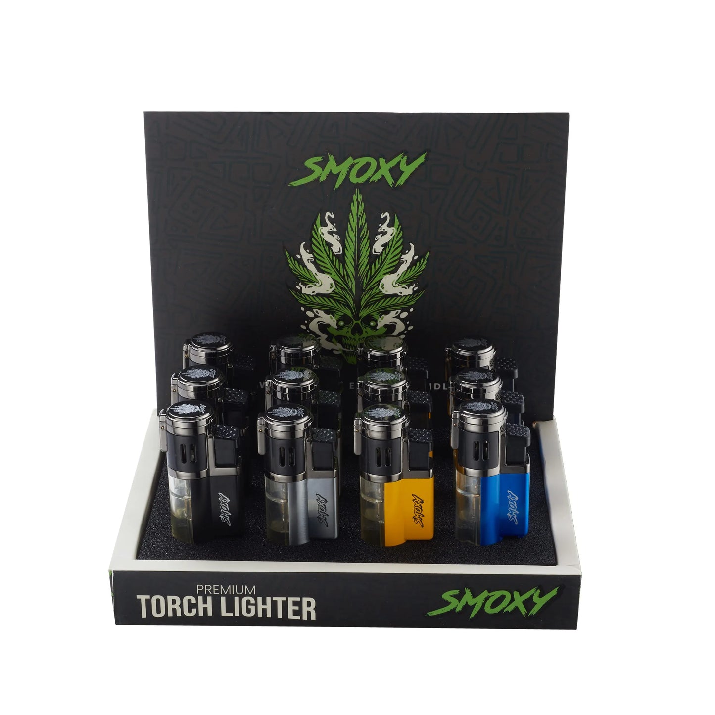 SMOXY PREMIUM TORCH LEXUS LIGHTERS 12CTBX(ST 110)