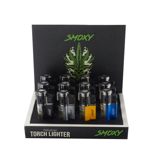 SMOXY PREMIUM TORCH LEXUS LIGHTERS 12CTBX(ST 110)