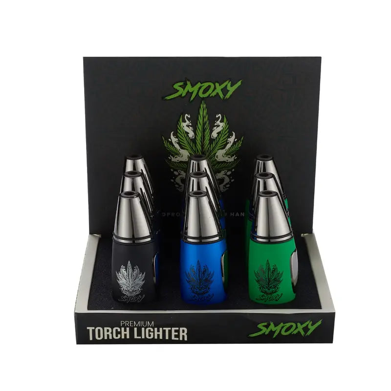 SMOXY PREMIUM TORCH BULLET LIGHTERS 09CT/BX(ST 102)