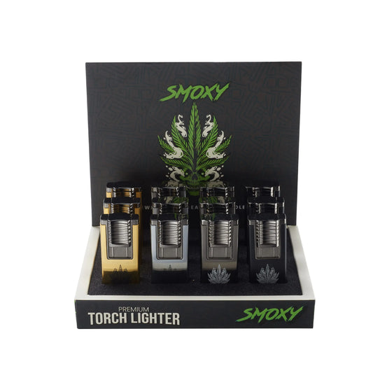 SMOXY PREMIUM TORCH RA LIGHTERS 12CTBX(ST 111)