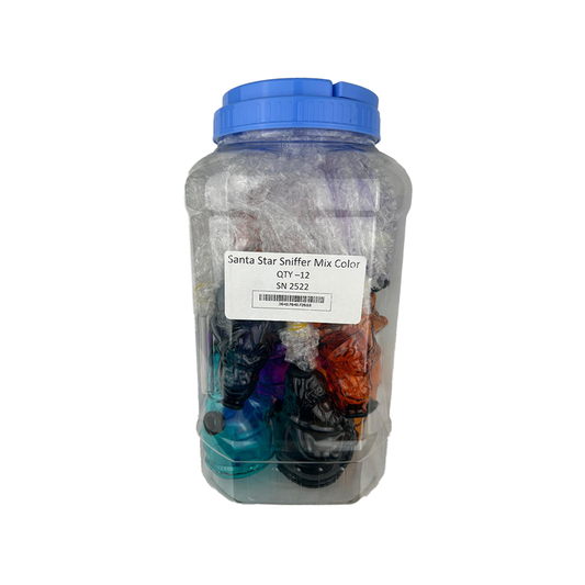 SANTA STAR SNIFFER MIX COLOR 12CT/JAR (SN2522)