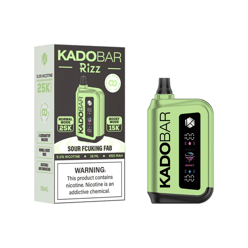 KADO BAR RIZZ 25000PUFFS 5CT/BX