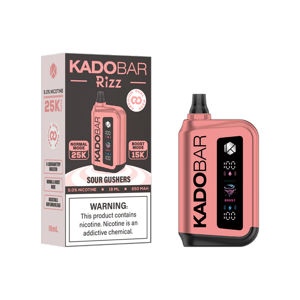 KADO BAR RIZZ 25000PUFFS 5CT/BX