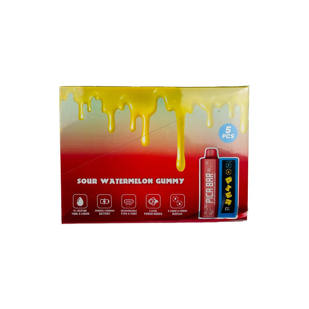 PICA BAR 30000PUFFS DISPOSABLE 5CT/BX