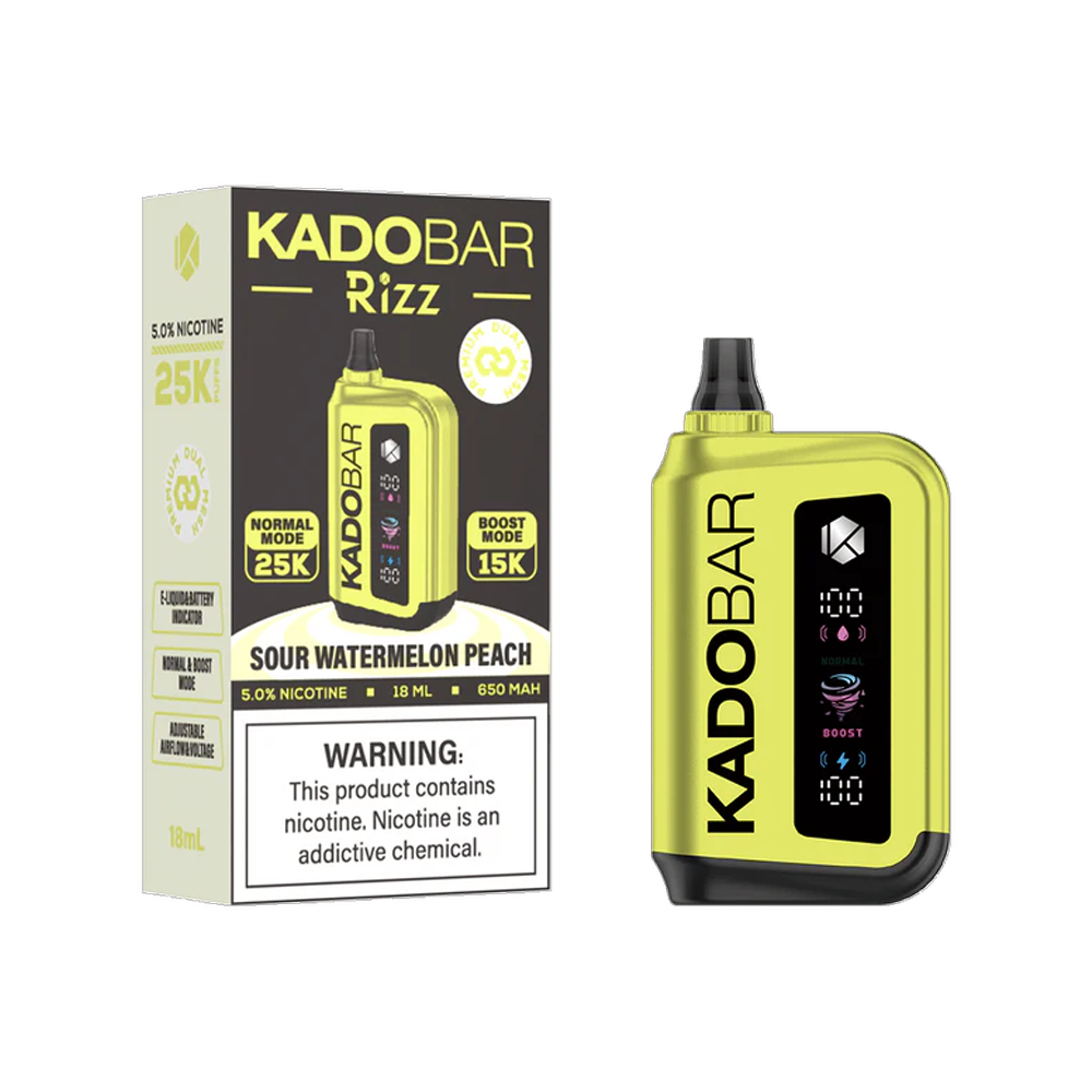 KADO BAR RIZZ 25000PUFFS 5CT/BX