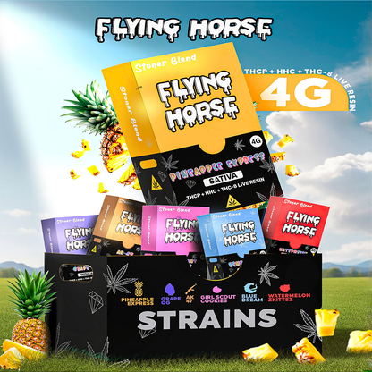 FLYING HORSE STONER BLEND 4ML CART 5CT/BX