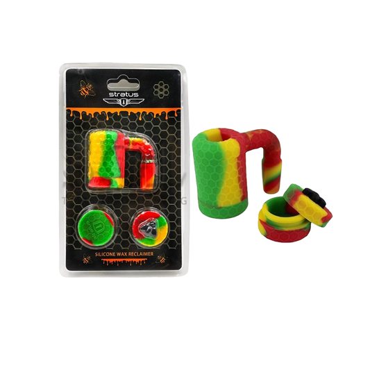 STRATUS HONEYBEE FOOD GRADE SILICONE  RECLAIMER PIPE 1CT