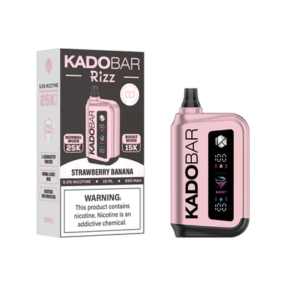 KADO BAR RIZZ 25000PUFFS 5CT/BX
