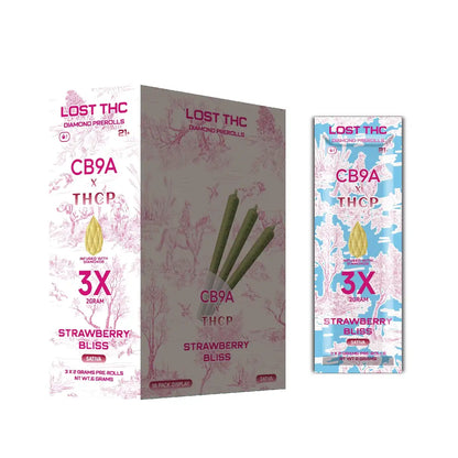 LOST THC DIAMOND PREROLLS 3PK/10CT/BX
