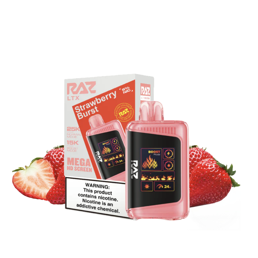 RAZ 25000 PUFFS DISPOSABLE VAPE 5CT/BX