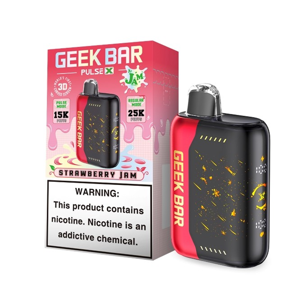 GEEK BAR PULSE X 25000 PUFFS DISPOSABLE VAPE 5CT/BX