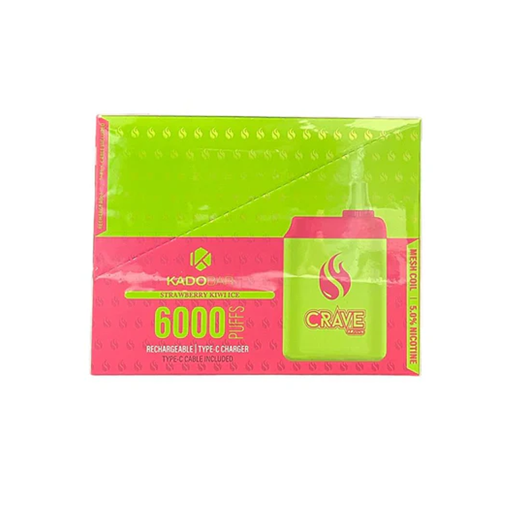 KADO BAR 6000PUFFFS DISPOSABLE VAPE 5CT/BX