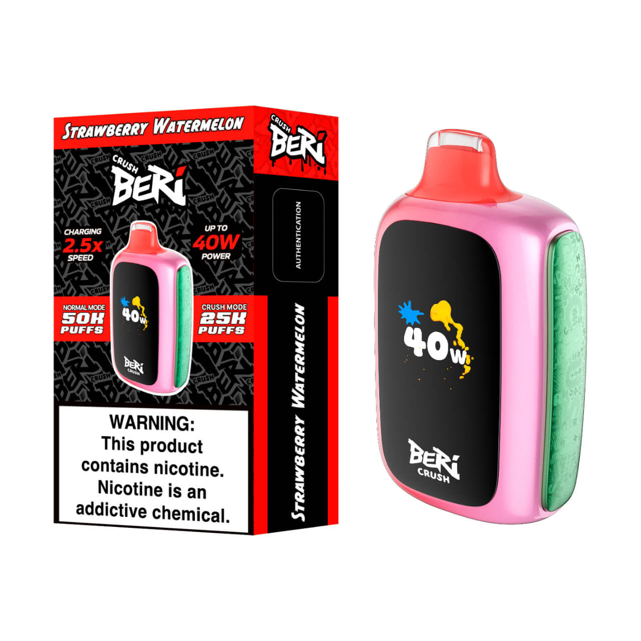 BERI CRUSH 50000PUFFS DISPOSABLE 5CT/BX