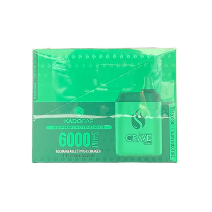KADO BAR 6000PUFFFS DISPOSABLE VAPE 5CT/BX
