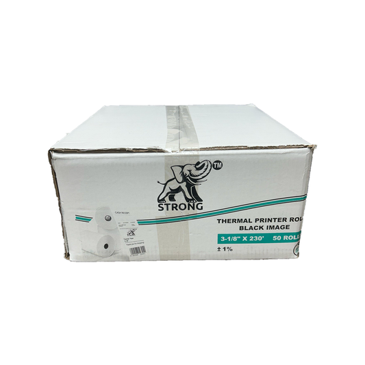 STRONG THERMAL PRINTER ROLL 3-1/8" X 230 50CT