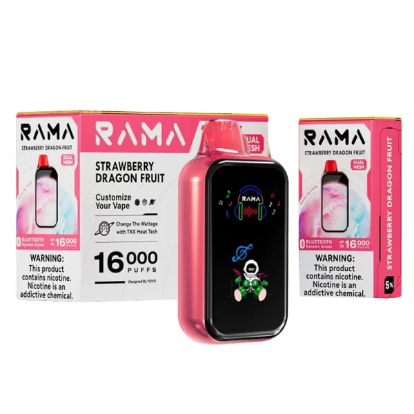 RAMA DUAL MESH 16000PUFFS DISP. 5CT/BX