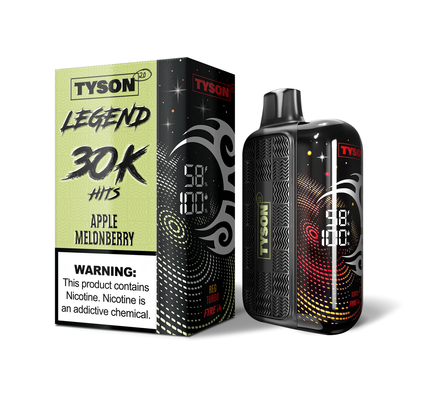 TYSON 30000PUFFS DISPOSABLE 5CT/BX