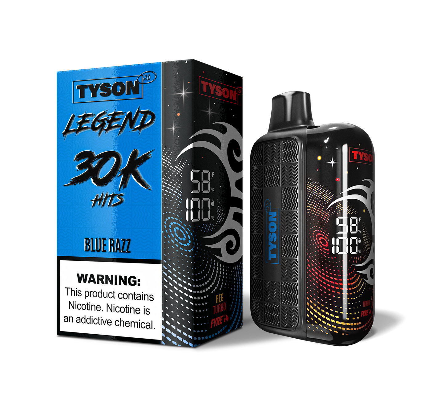 TYSON 30000PUFFS DISPOSABLE 5CT/BX