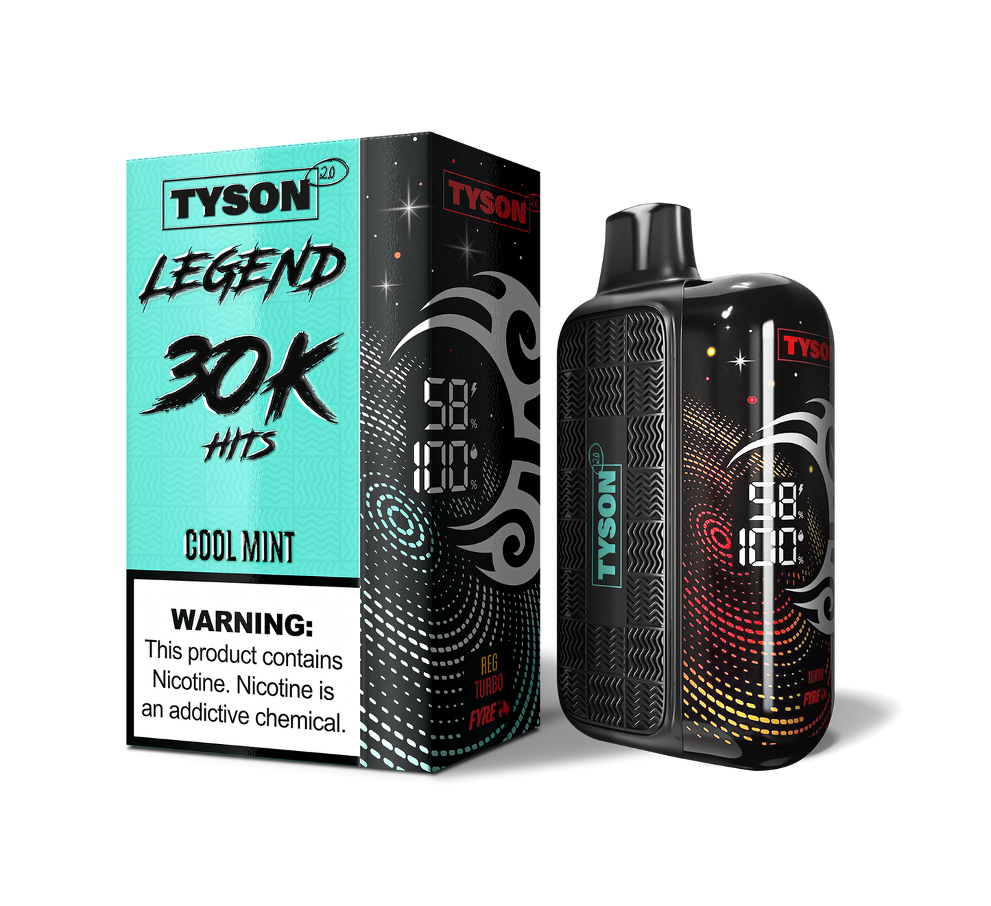TYSON 30000PUFFS DISPOSABLE 5CT/BX