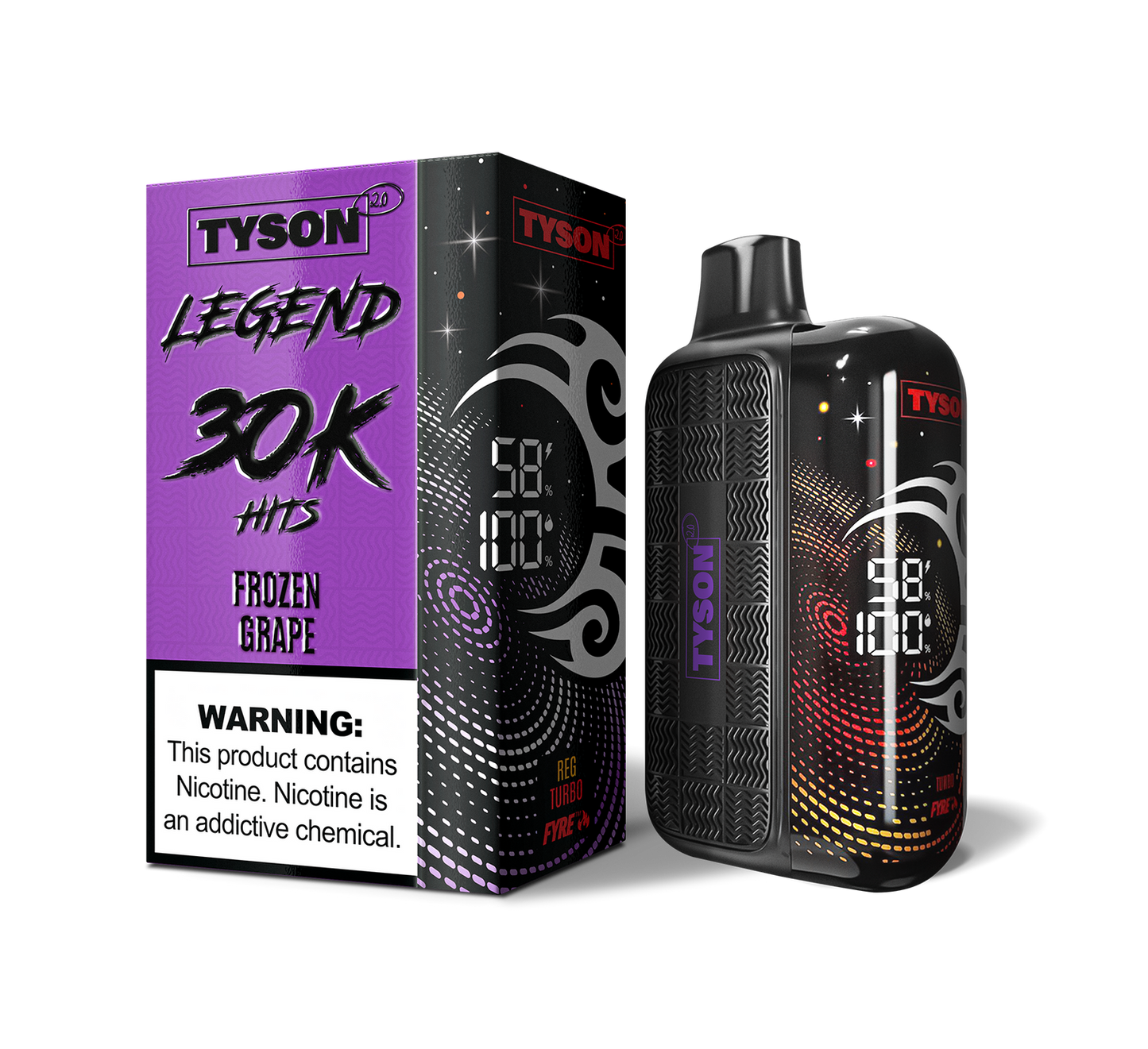 TYSON 30000PUFFS DISPOSABLE 5CT/BX