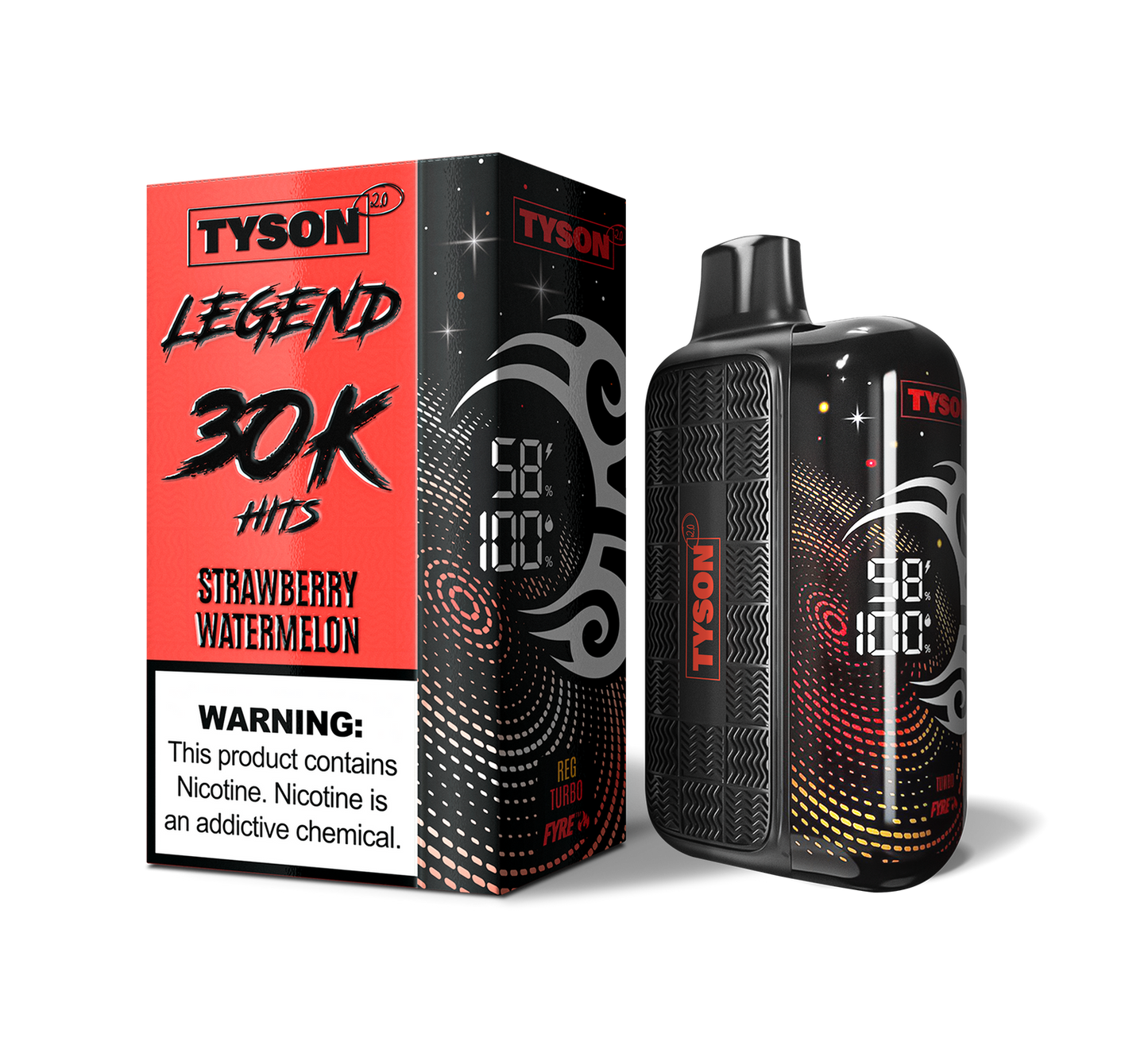 TYSON 30000PUFFS DISPOSABLE 5CT/BX