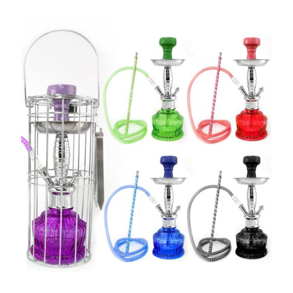 HOOKAH SET WITH CAGE 1CT (TJ-01)