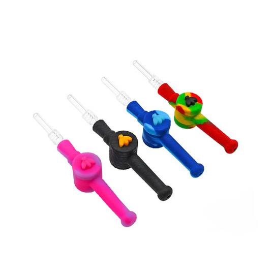 STRATUS RECLAIMER HONEY DIPPER SILICONE DAB  STRAW 1CT