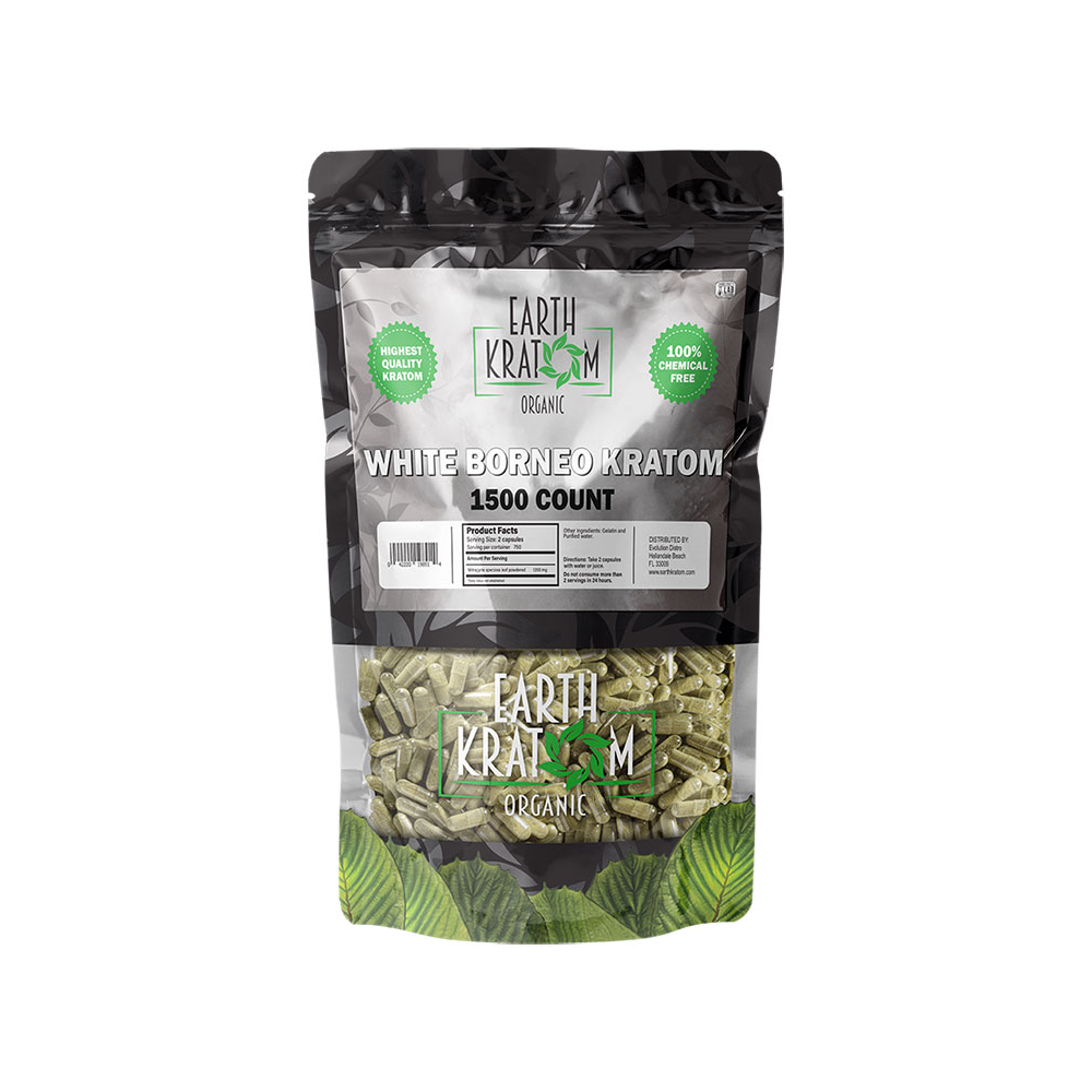 EARTH KRATOM CAPSULES (1500CT)