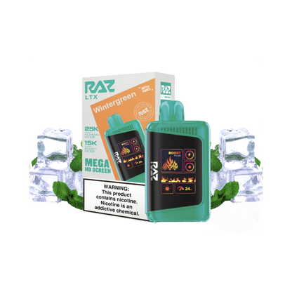 RAZ 25000 PUFFS DISPOSABLE VAPE 5CT/BX