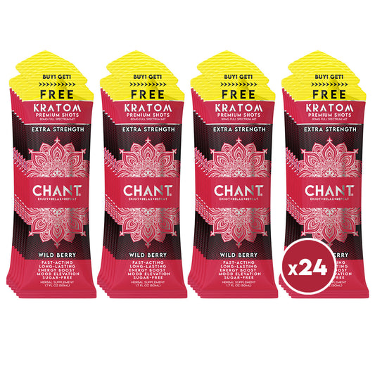 CHANT 80 MIT KRATOM SHOTS 24CT/BX
