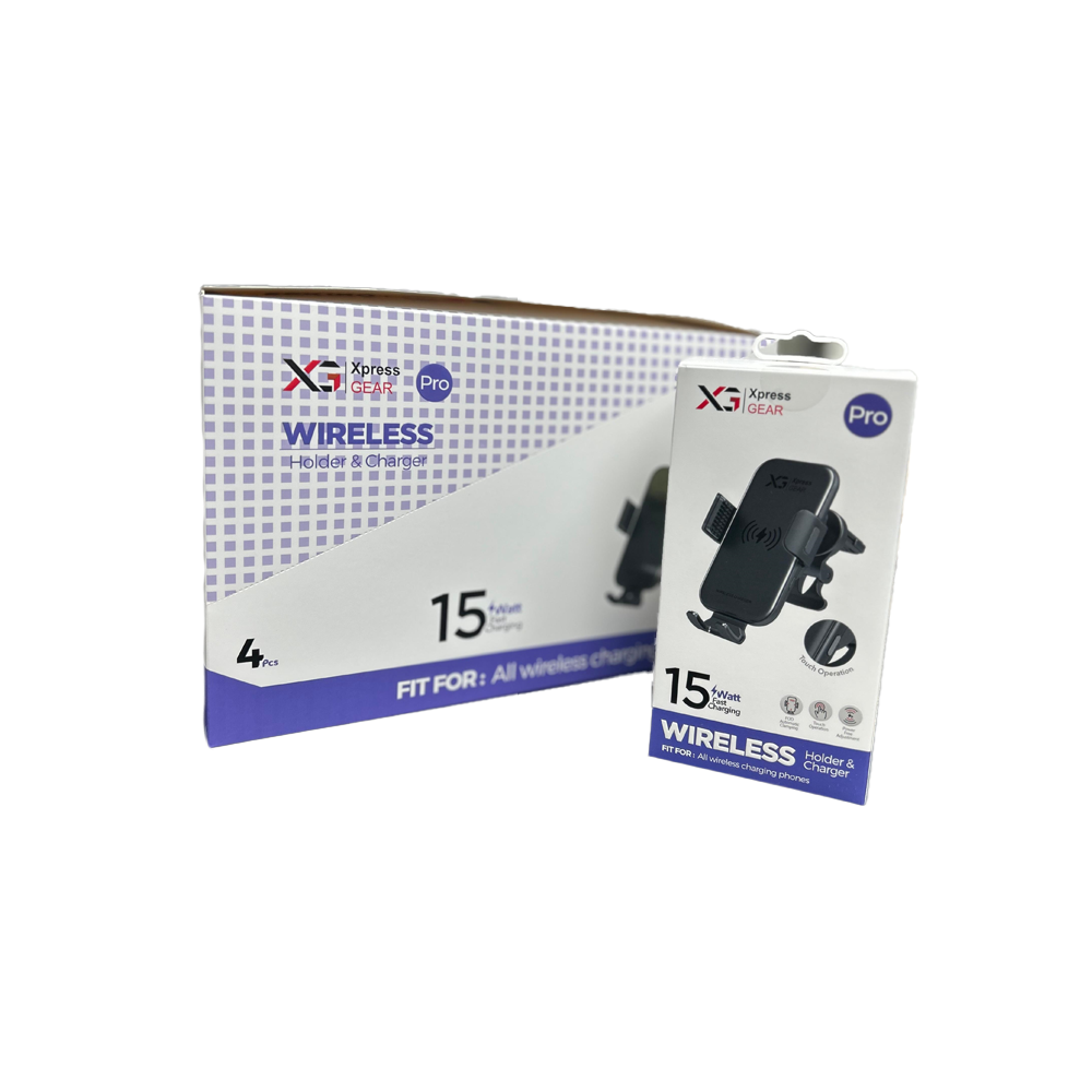 XPRESS GEAR WIRELESS HOLDER & CHARGER 4CT/BX(841)