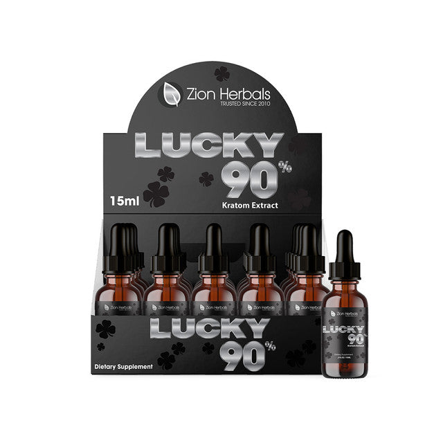 ZION LUCKY 90% 15ML SHOT 20CT/BX