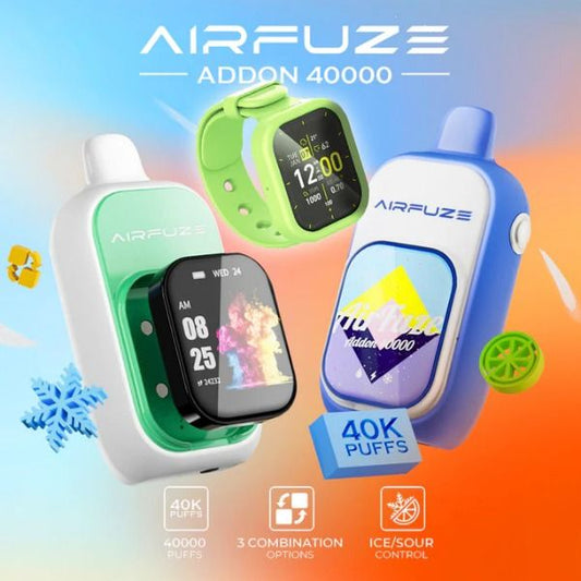 AIRFUZE ADDON 40000PUFFS DISPOSABLE 5CT/BX