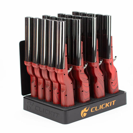 DOUBLE BARREL SHOTGUN DOUBLE FLAME LIGHTER 30CT GH-2441