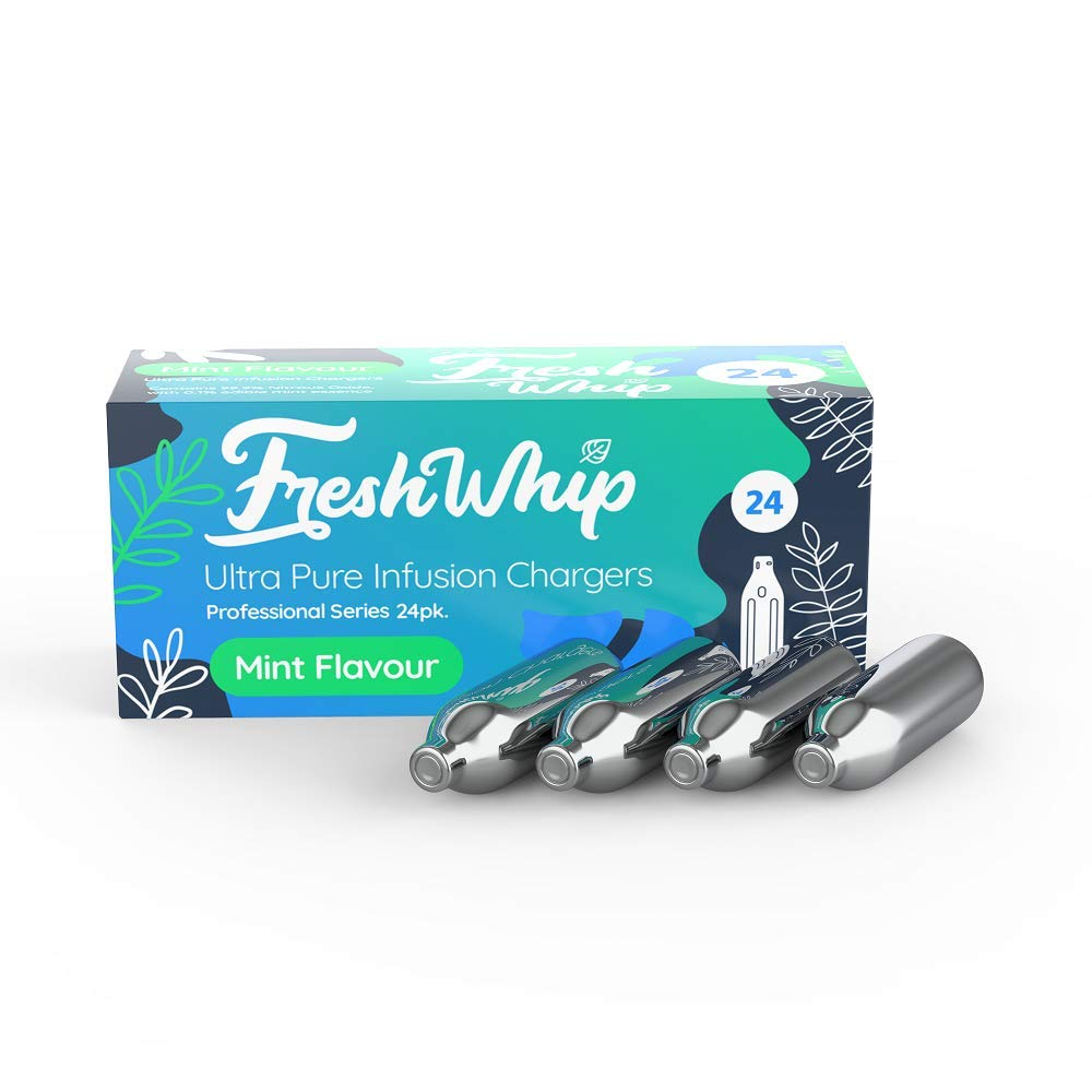 FRESHWHIP MINT ULTRA PURE INFUSION CHARGERS 24CT/BX