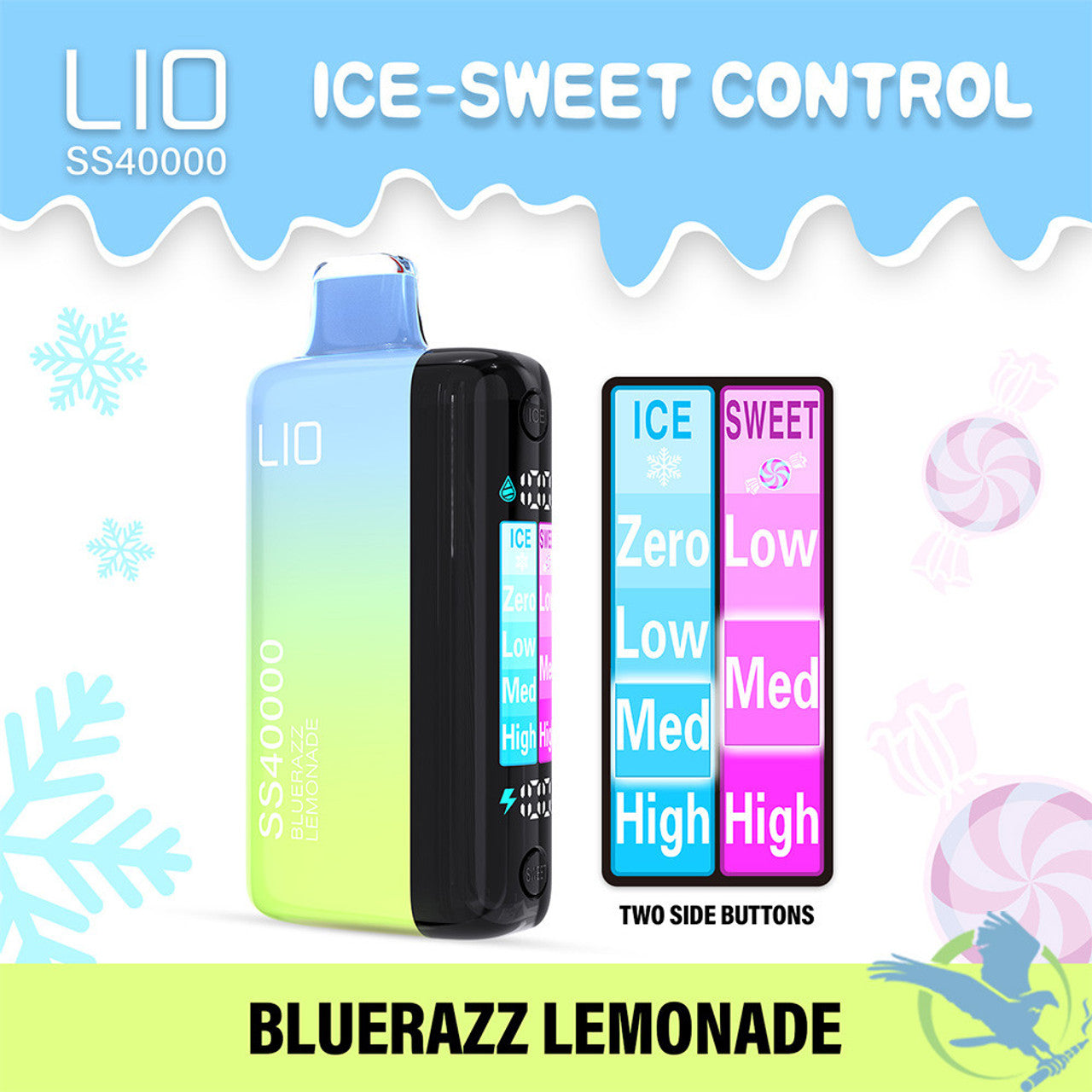 LIO SS40000 PUFFS DISPOSABLE 5CT/BOX