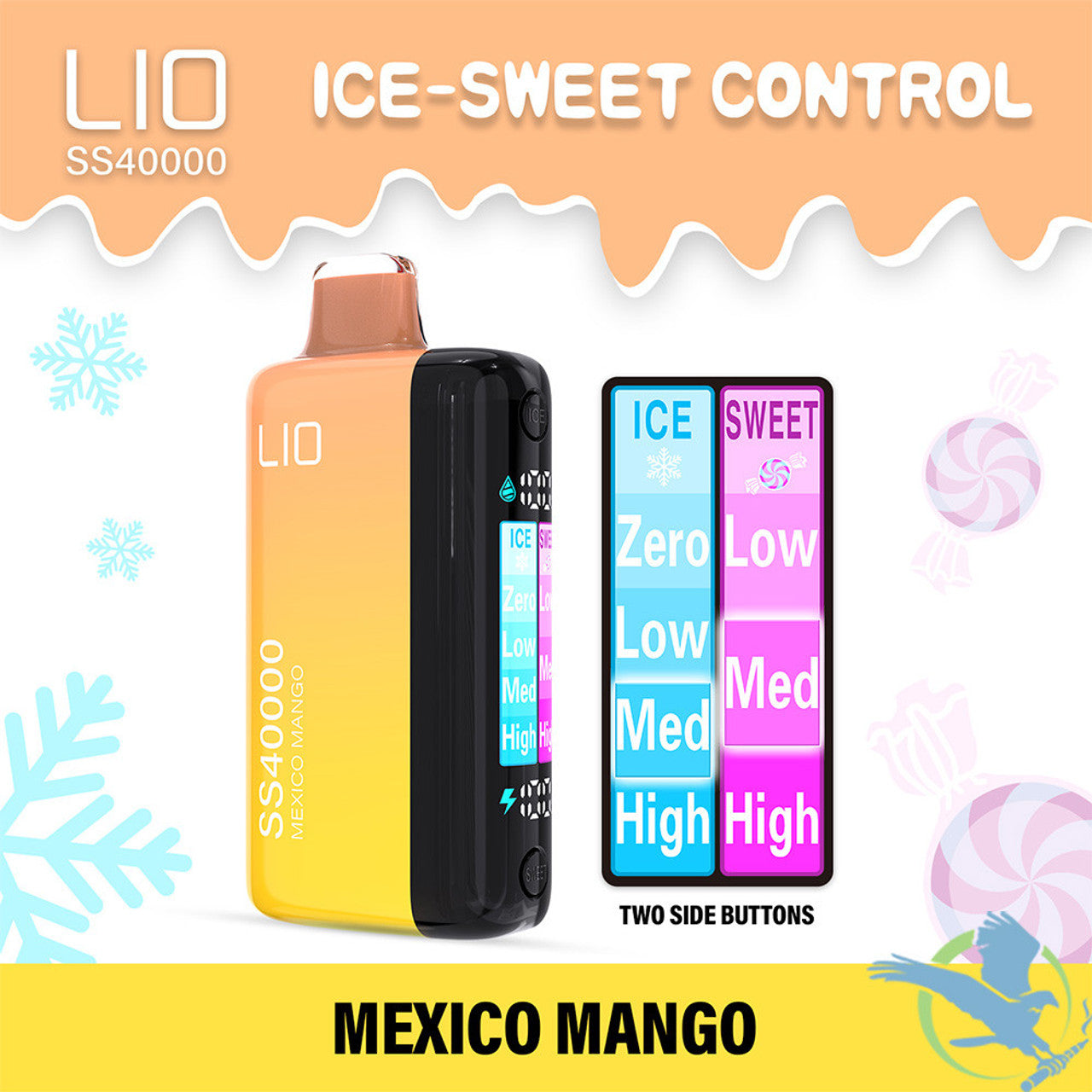 LIO SS40000 PUFFS DISPOSABLE 5CT/BOX