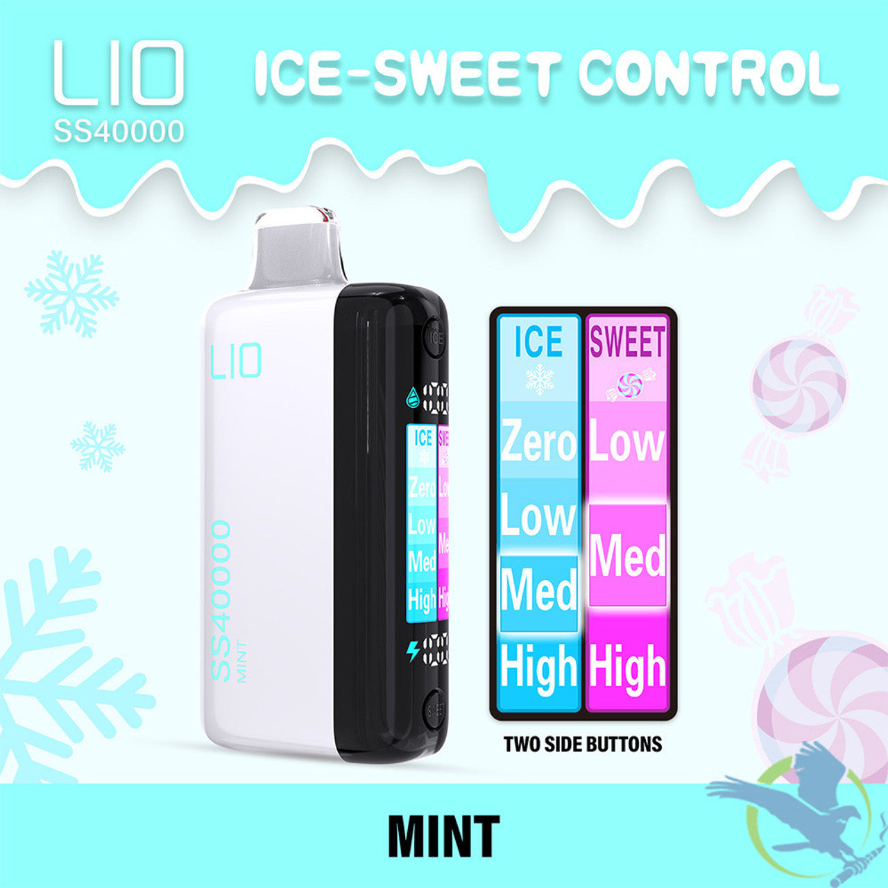 LIO SS40000 PUFFS DISPOSABLE 5CT/BOX