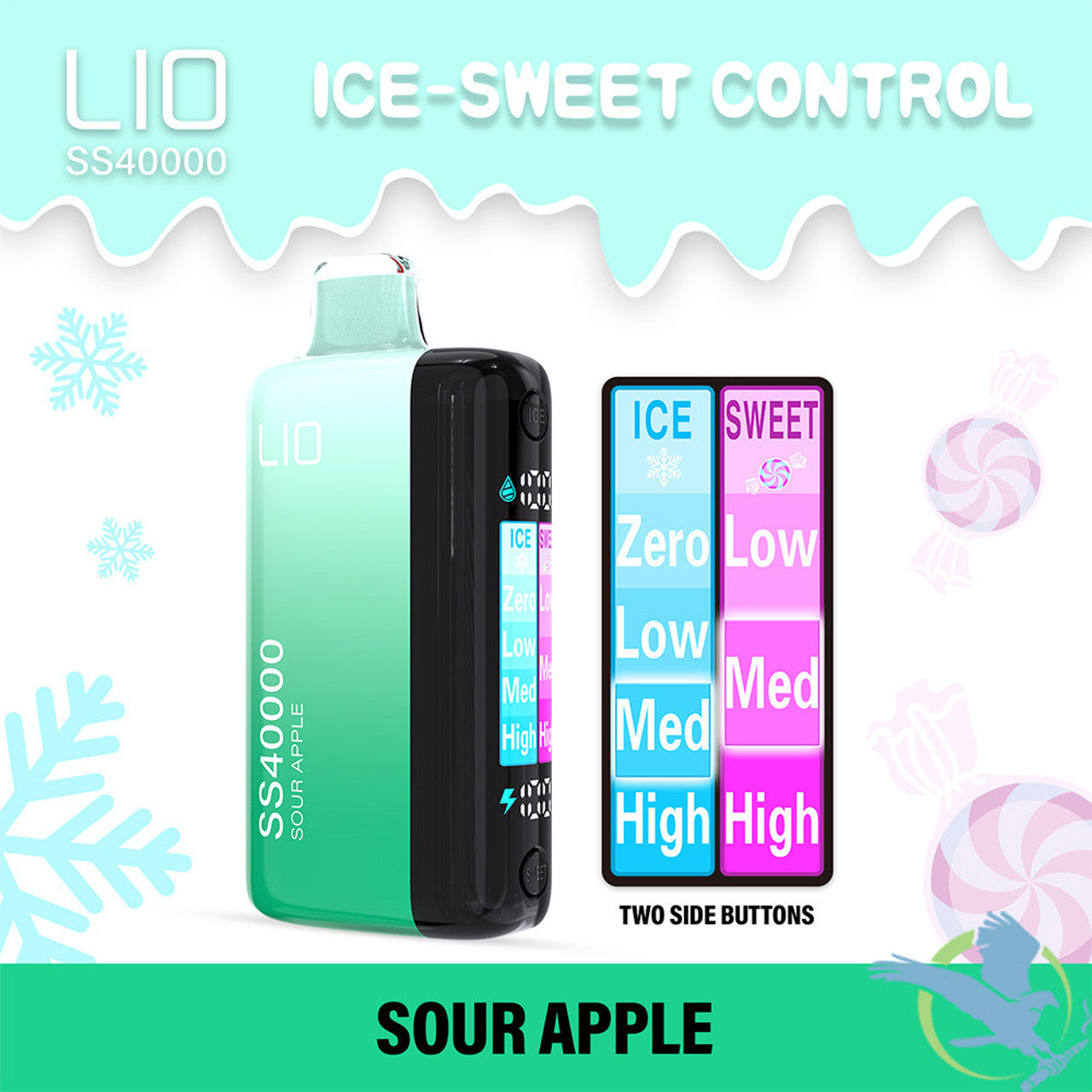 LIO SS40000 PUFFS DISPOSABLE 5CT/BOX