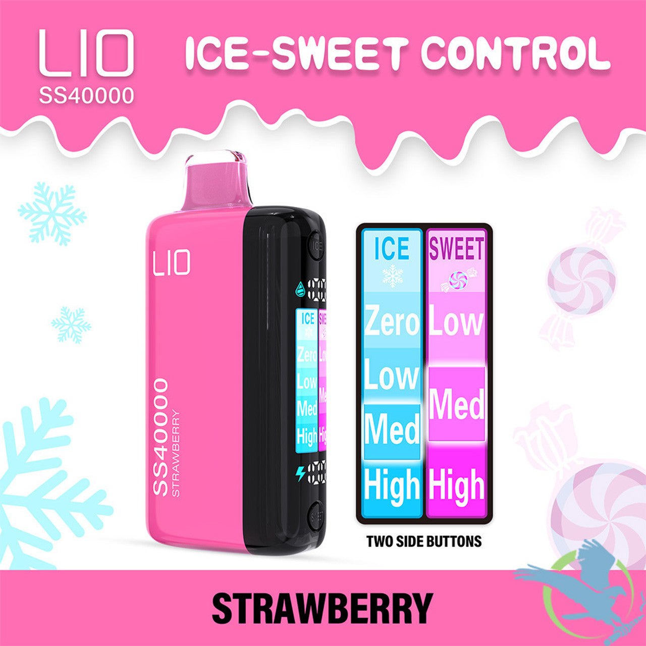 LIO SS40000 PUFFS DISPOSABLE 5CT/BOX