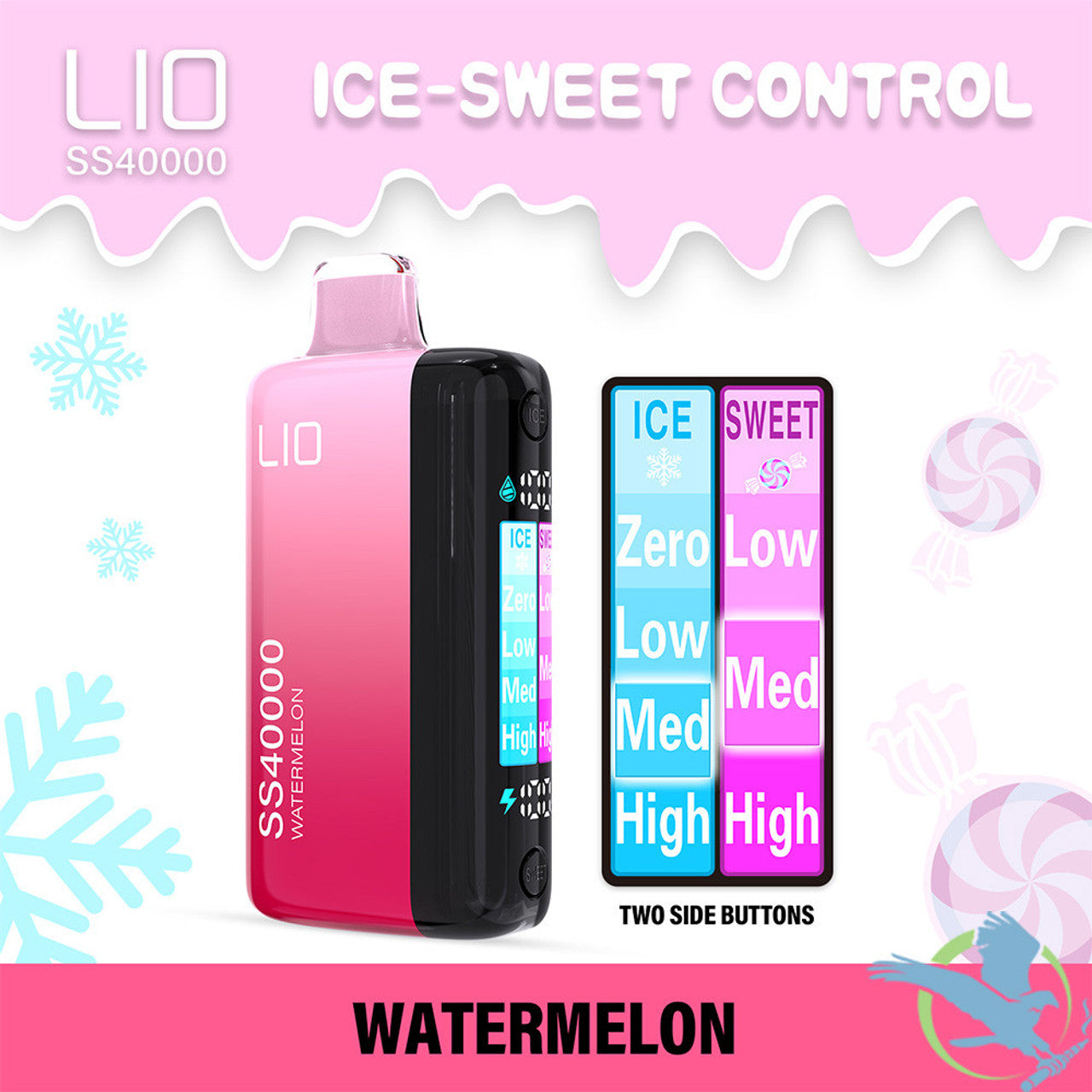 LIO SS40000 PUFFS DISPOSABLE 5CT/BOX
