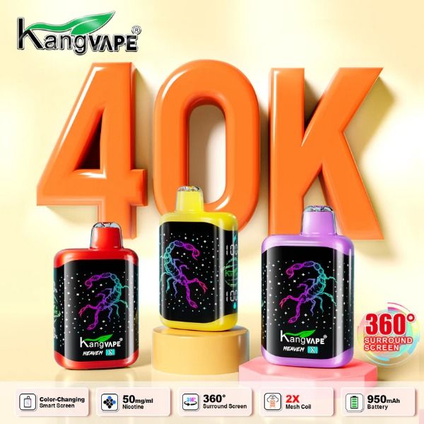 KANGVAPE 40000PUFFS DISPOSABLE 5CT/BX